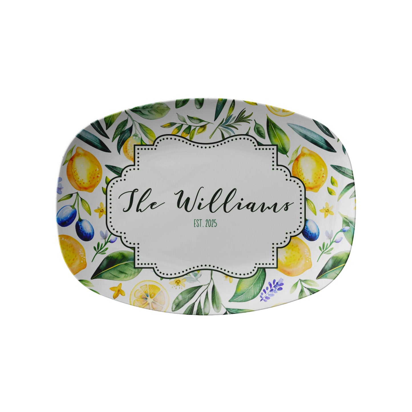 Lemon Personalized Platter