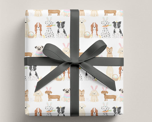 Easter Dog Wrapping Paper