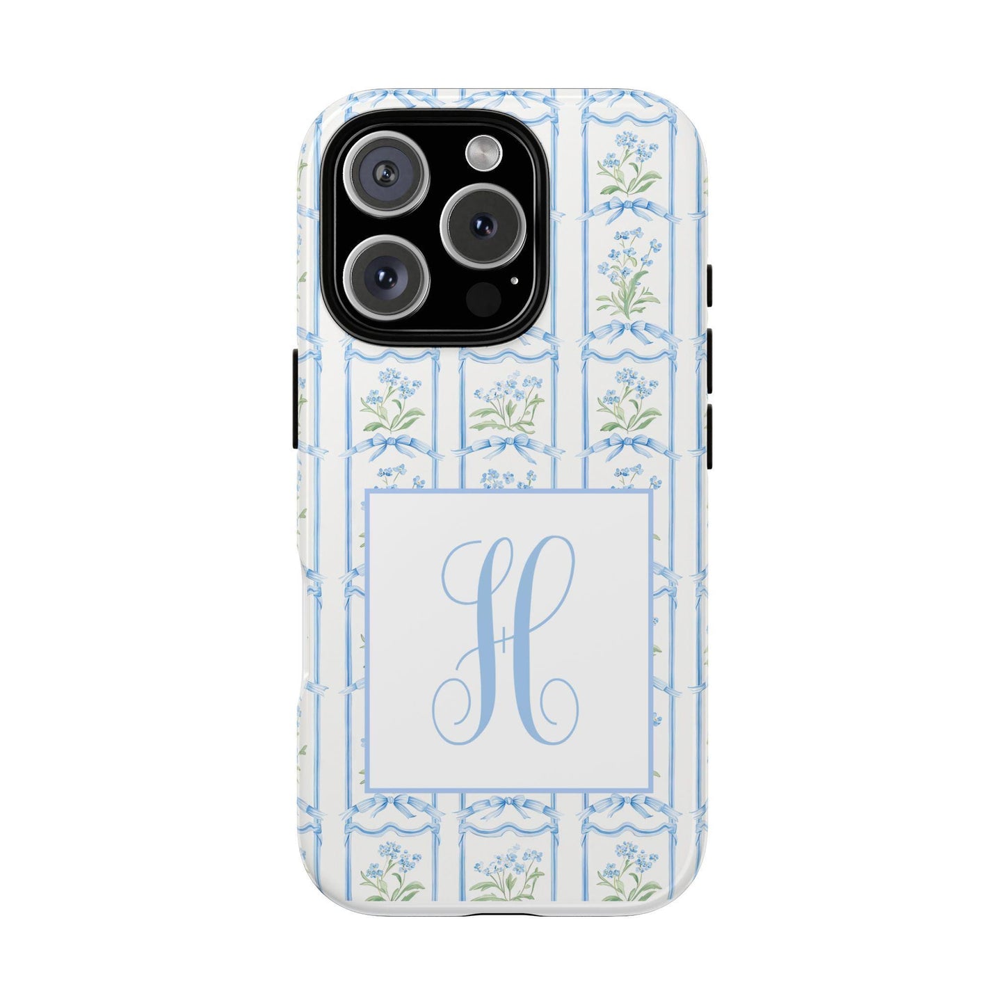 Monogram Floral Phone Case