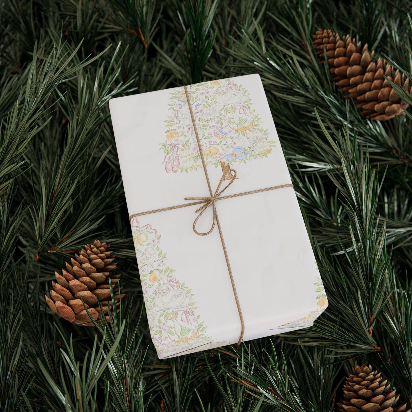 Twelve Days Christmas Tree Gift Wrap