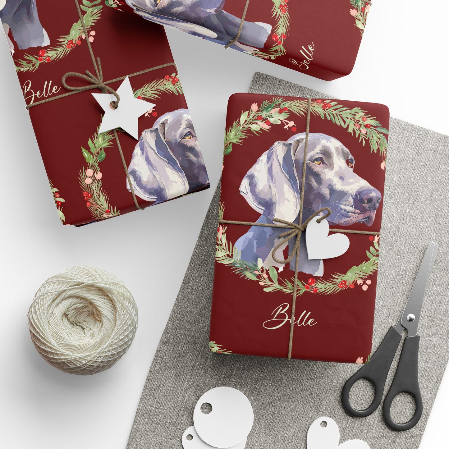 Personalized Pet Christmas Wrapping Paper