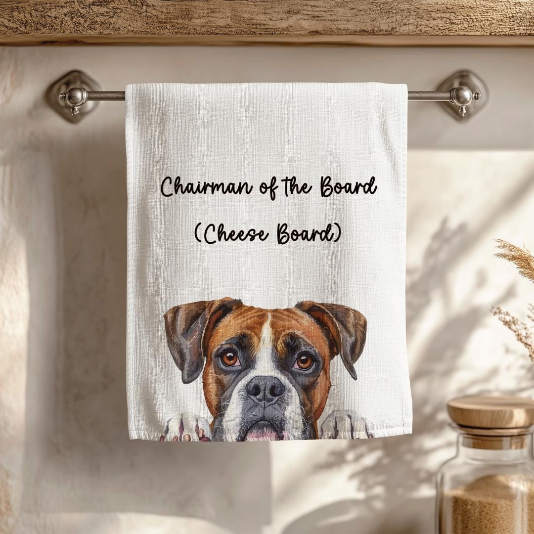 Dog Tea Towel – Personalized with Any Dog Breed!