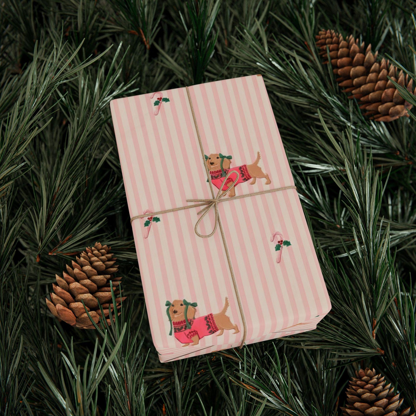Dachshund Christmas Gift Wrap