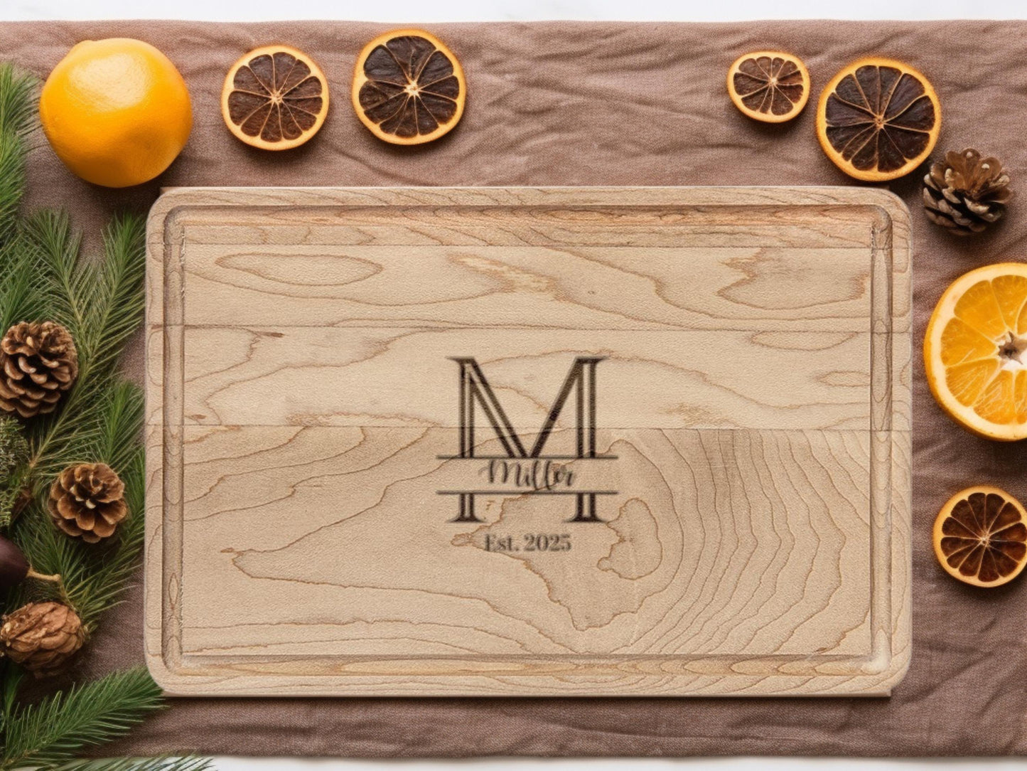 Personalized Engraved Wooden Cutting Board