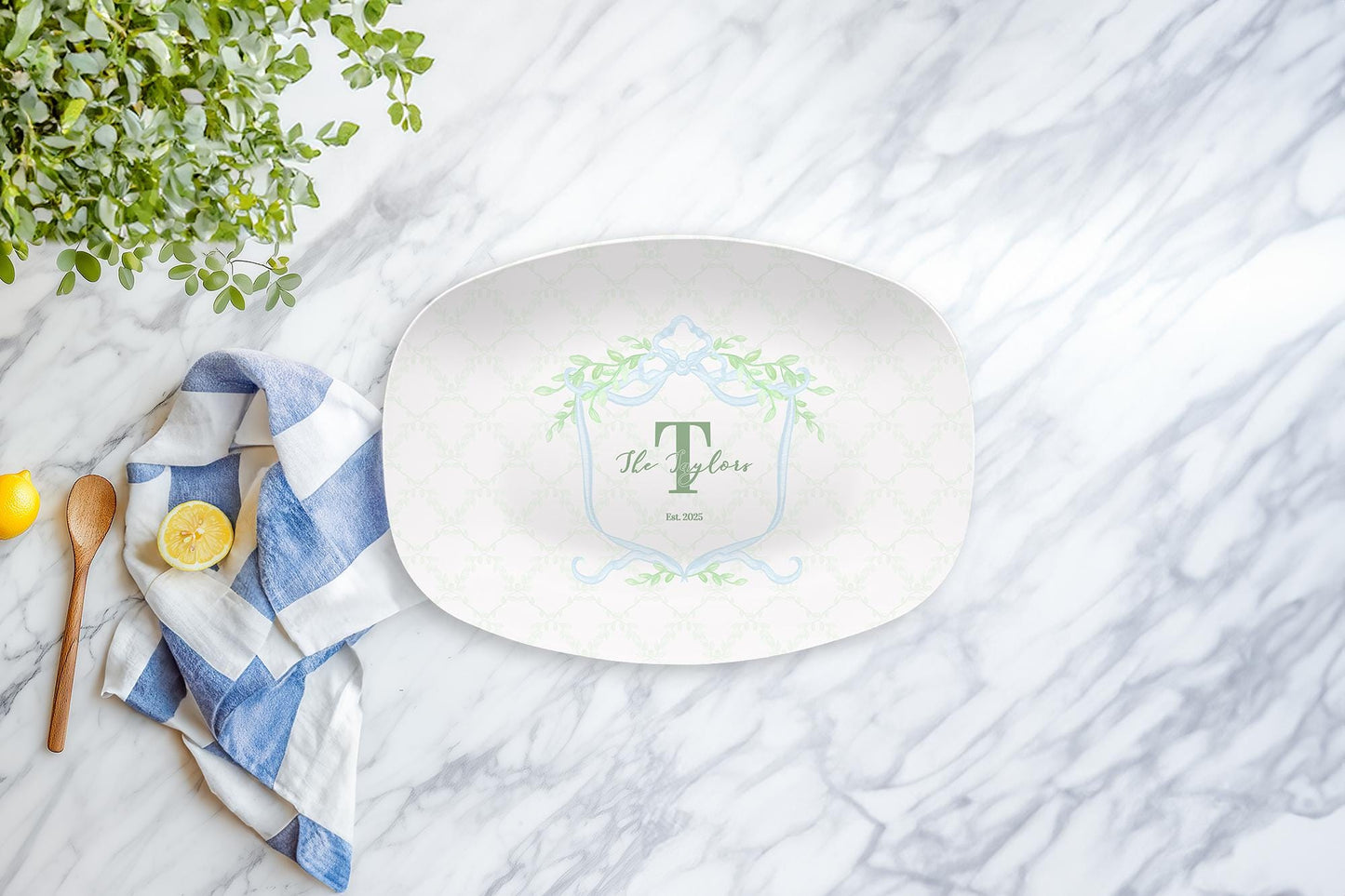 Personalized Family Name Platter