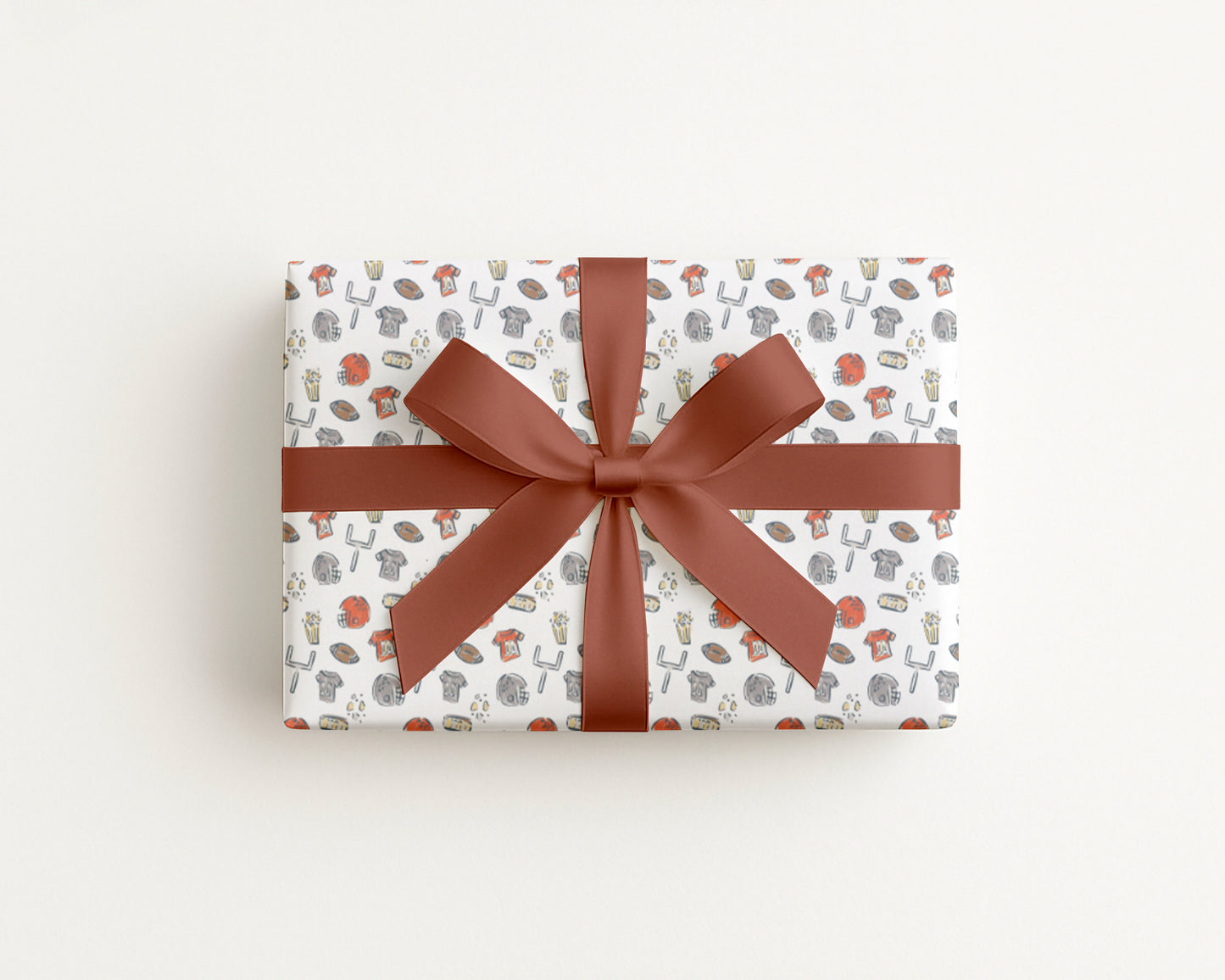 Hand-Drawn Football Wrapping Paper