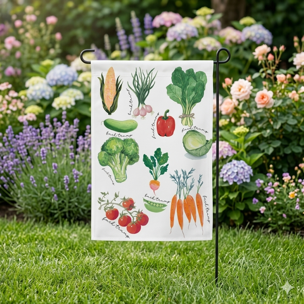 Fuck Trump Vegetable Garden Flag