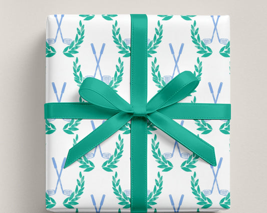 Golf Club Wrapping Paper