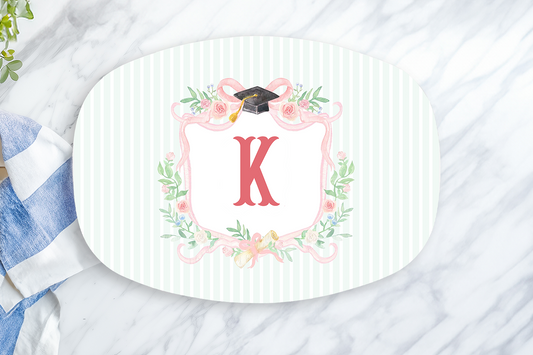 Personalized Graduation Monogram Platter