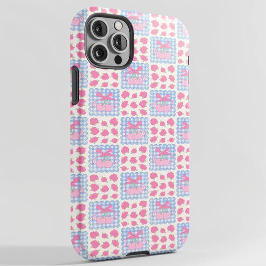 Personalized Coquette Patchwork Phone Case