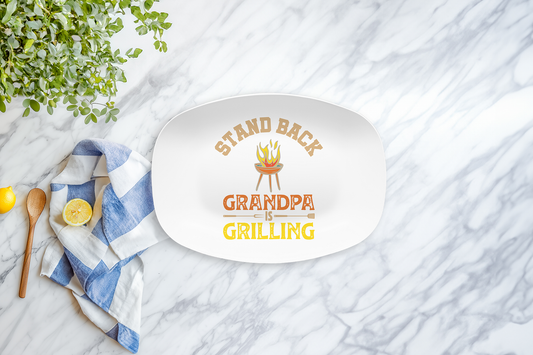 BBQ Serving Platter for Grandpa 