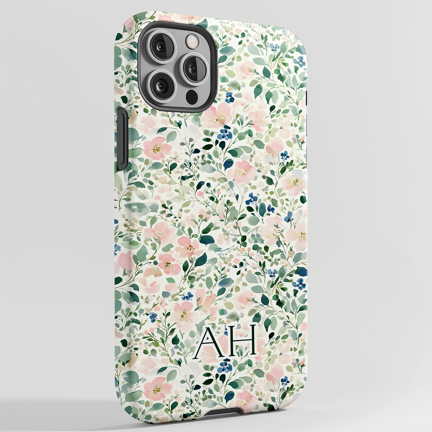 Personalized Watercolor Wildflower Phone Case
