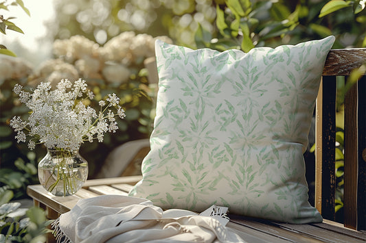 Coastal Abstract Outdoor Pillow