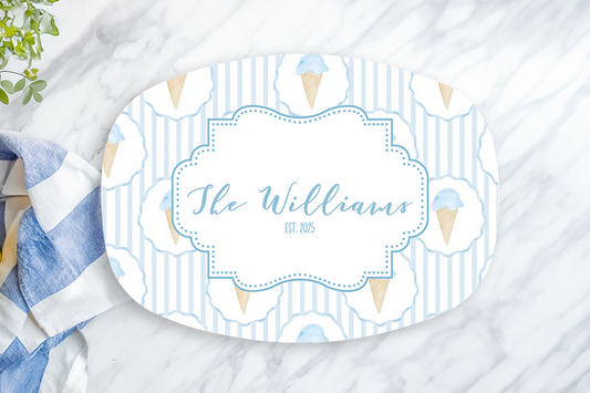 Personalized Ice Cream Platter
