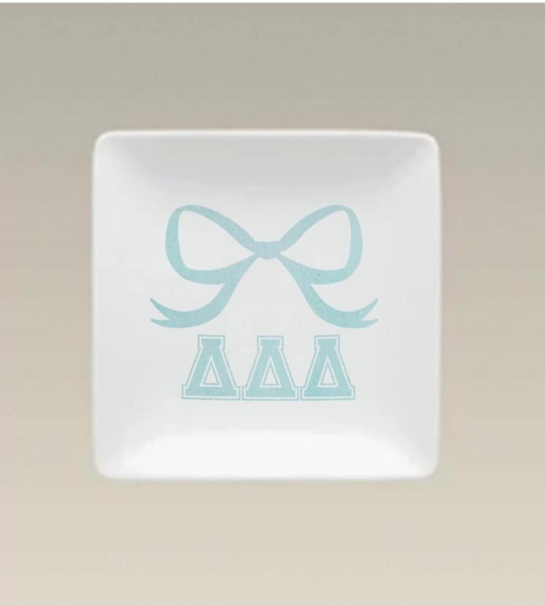 Personalized Sorority Jewelry Dish