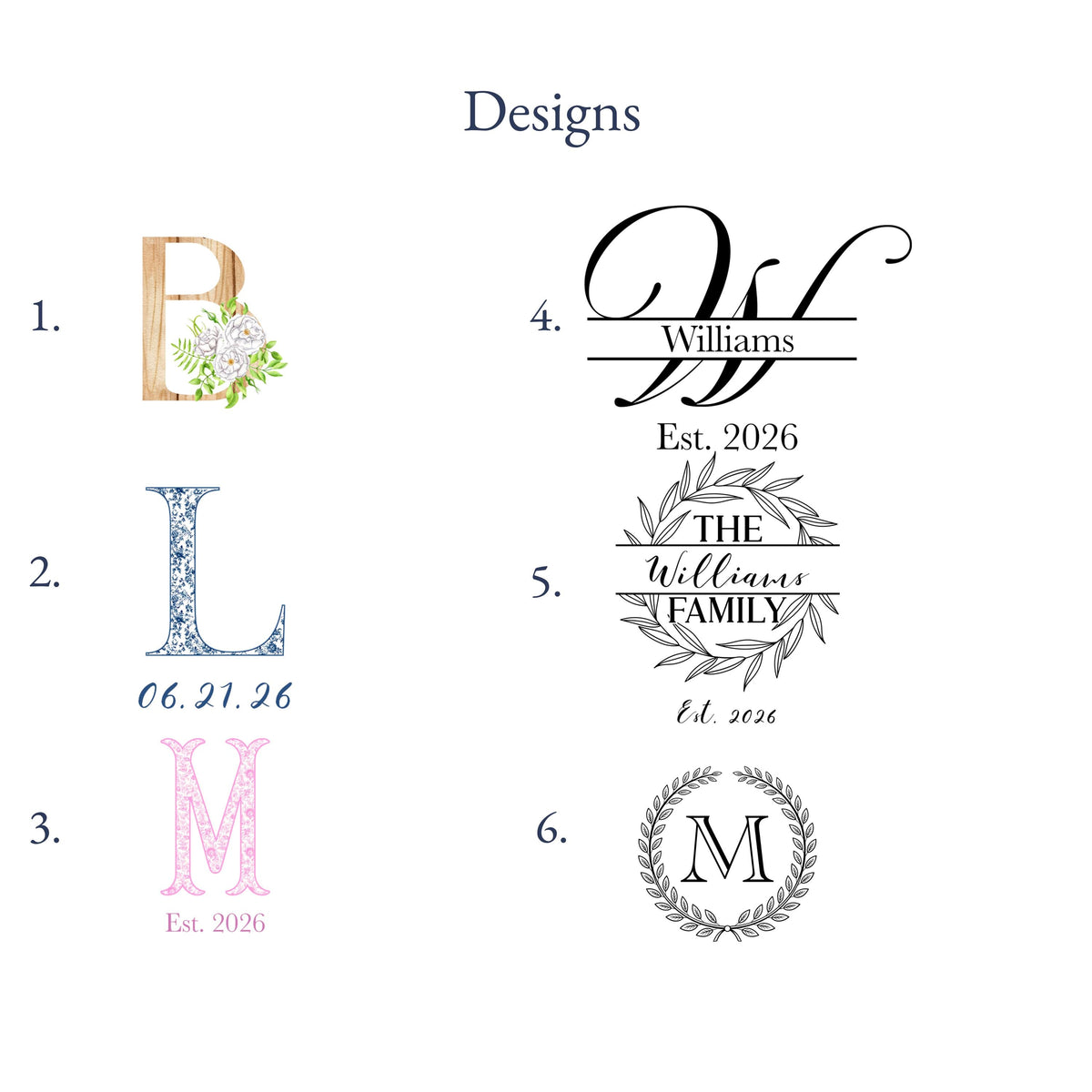 Personalized Bridal Shower Vase detail