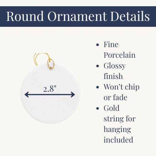 Personalized Botanical Wreath Monogram Ornament - view 3