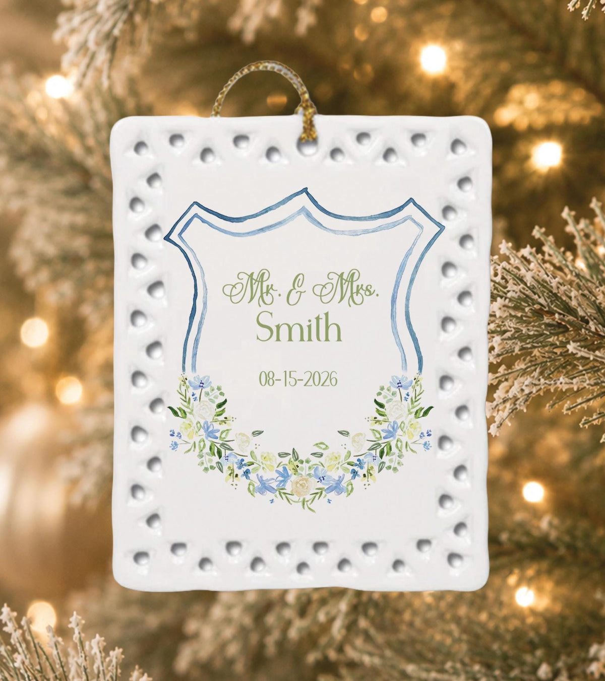 Our First Christmas Married Ornament