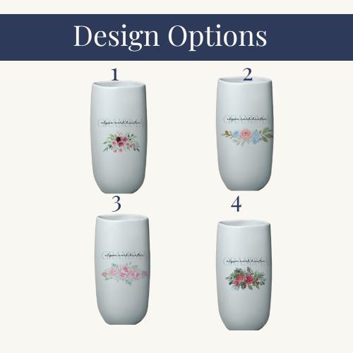 Personalized Grandma Gift Vase detail