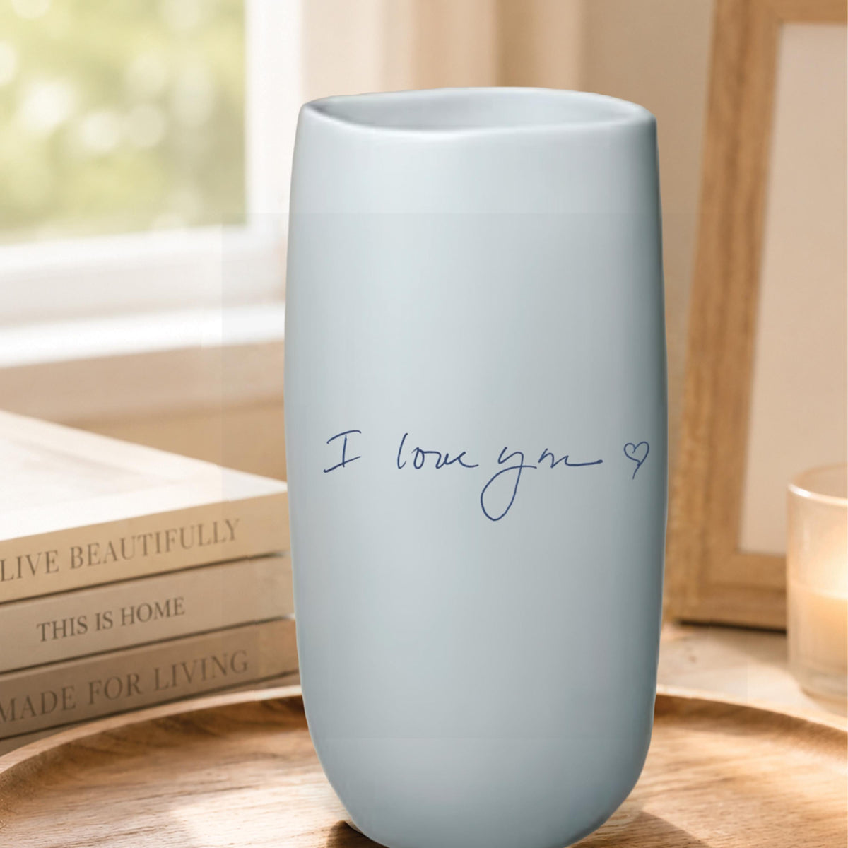 Custom Handwriting Vase