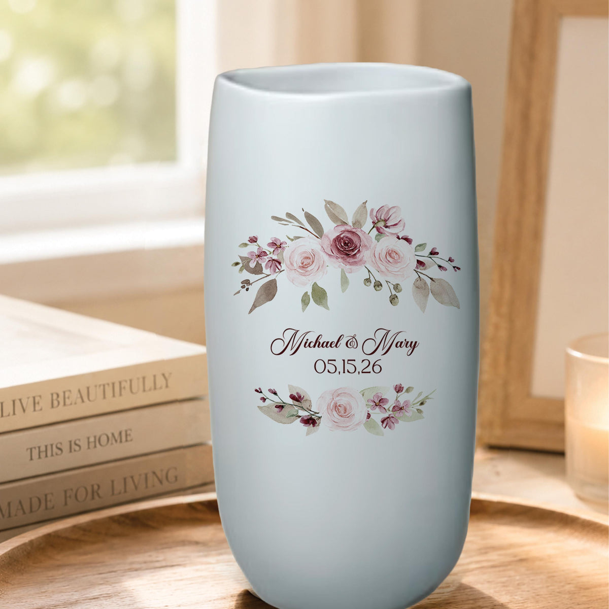 Personalized Wedding Vase