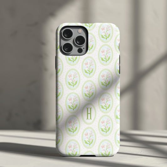 Floral Monogram Phone Case