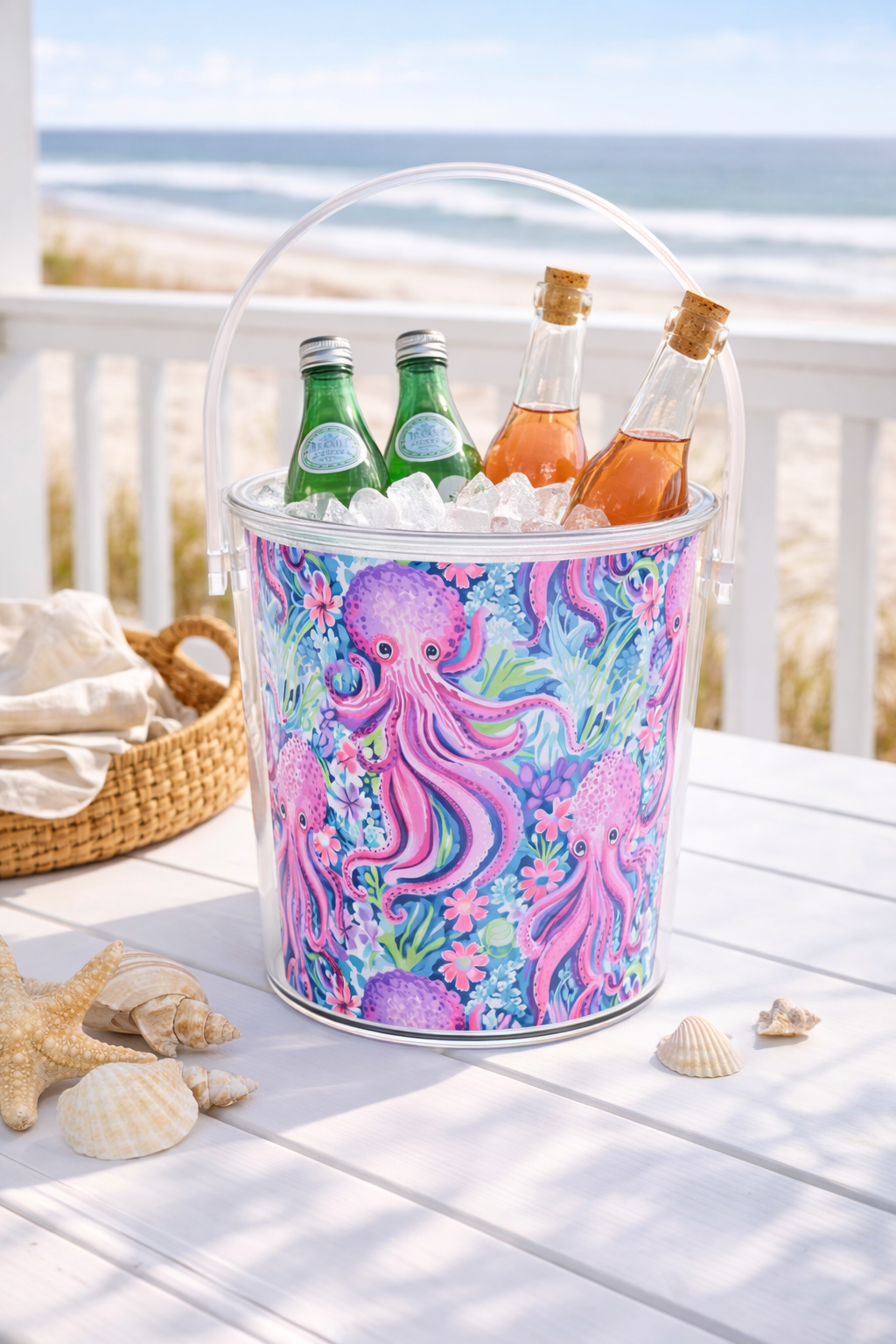 Preppy Octopus Ice Bucket