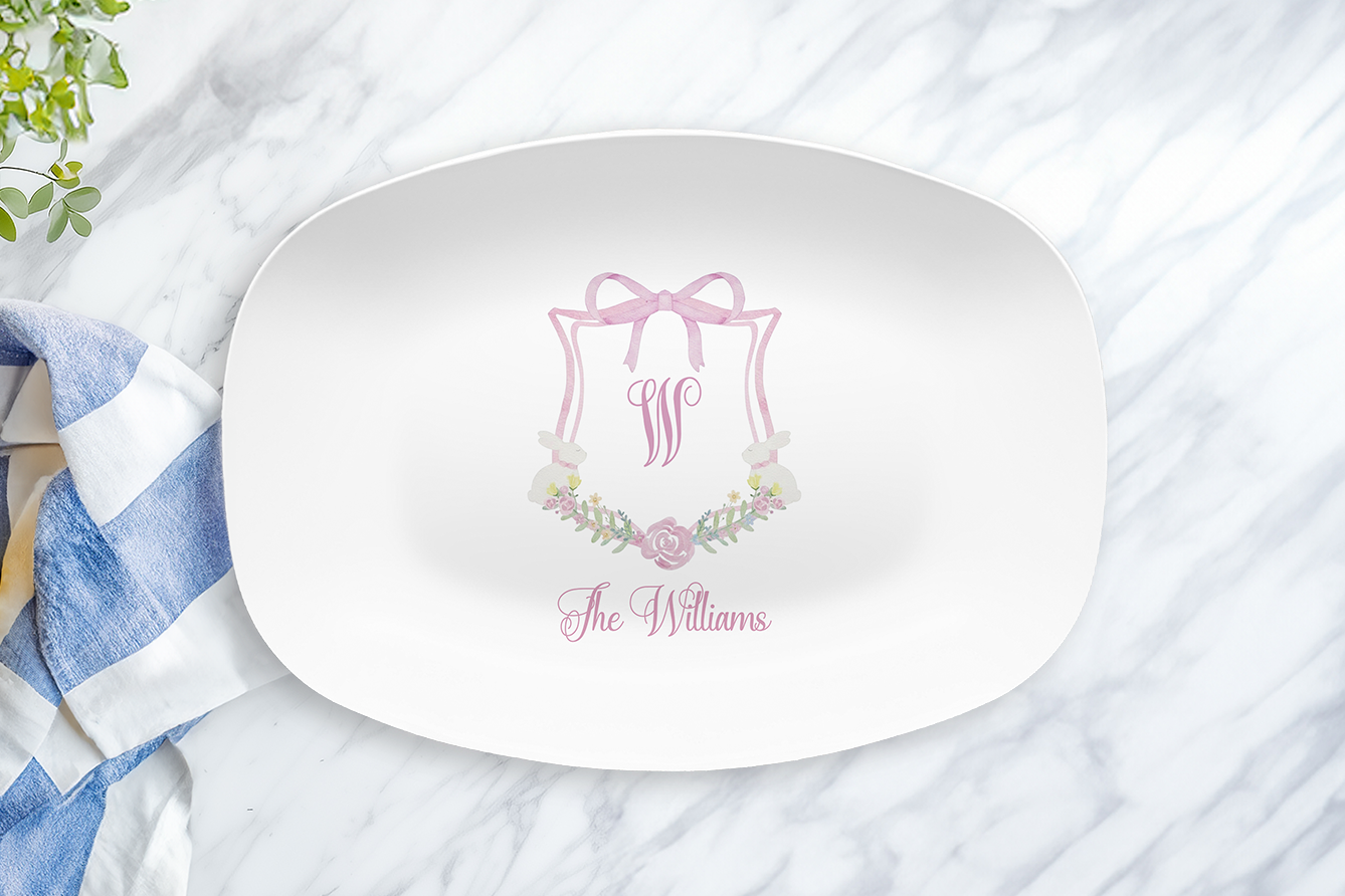 Easter Bunny Serving Platter