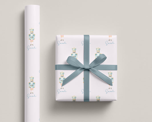 Pink Nutcracker Wrapping Paper – Personalized