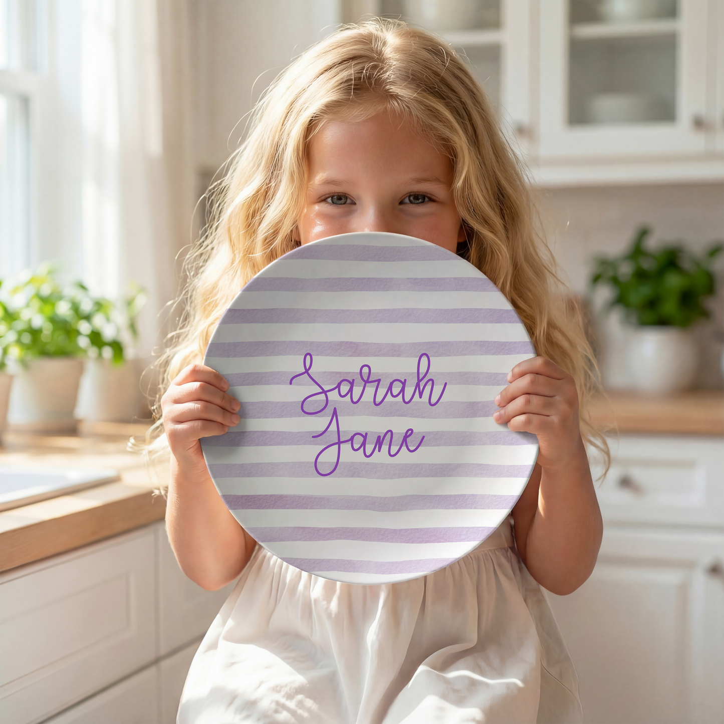 Personalized Kids Plate | Custom Name 10" Plate | Personalized Toddler Plate | Birthday Gift for Kids