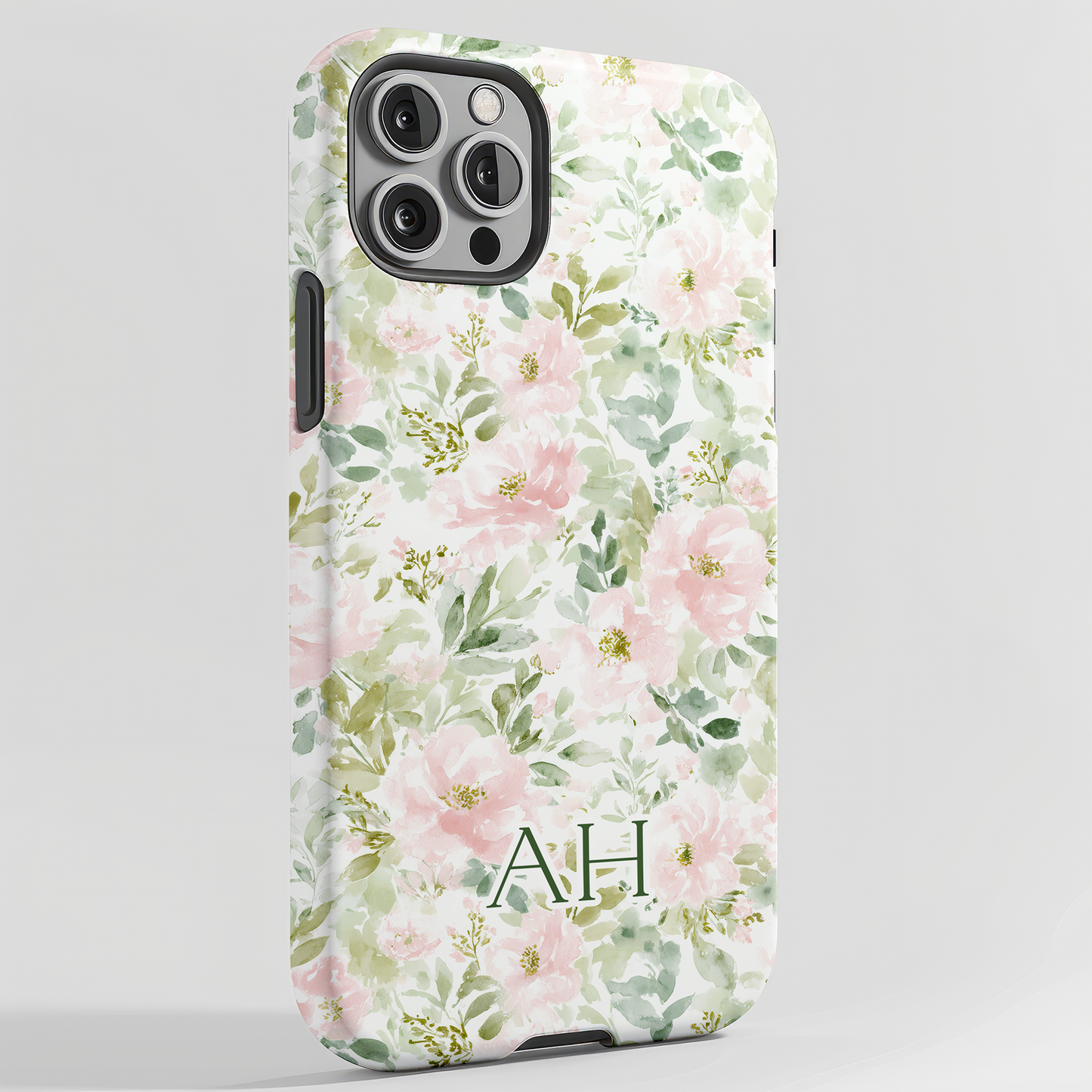 Personalized Watercolor Floral Phone Case