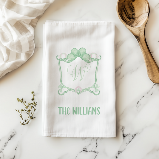 Personalized St. Patrick's Day Kitchen Towel