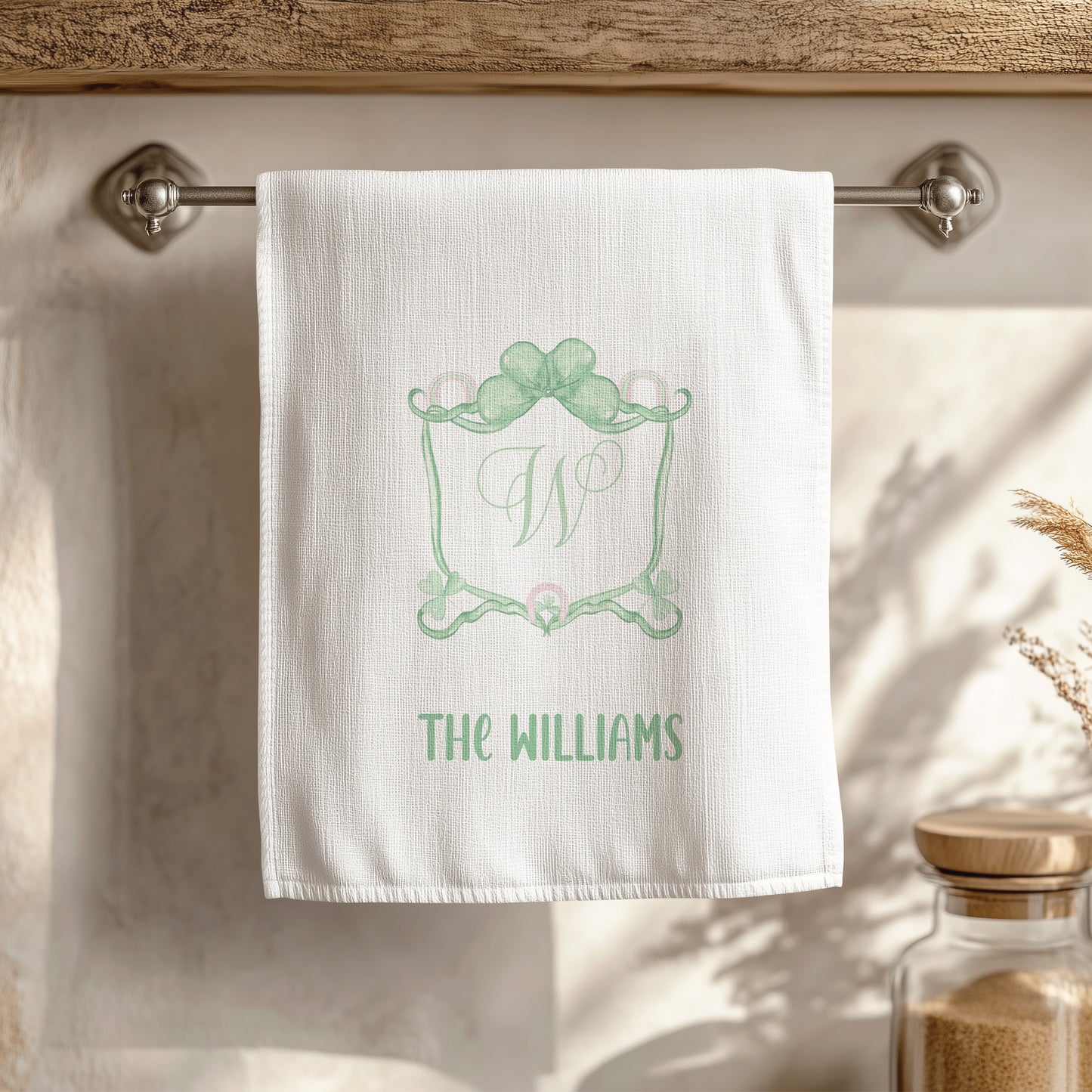 Personalized St. Patrick's Day Kitchen Towel