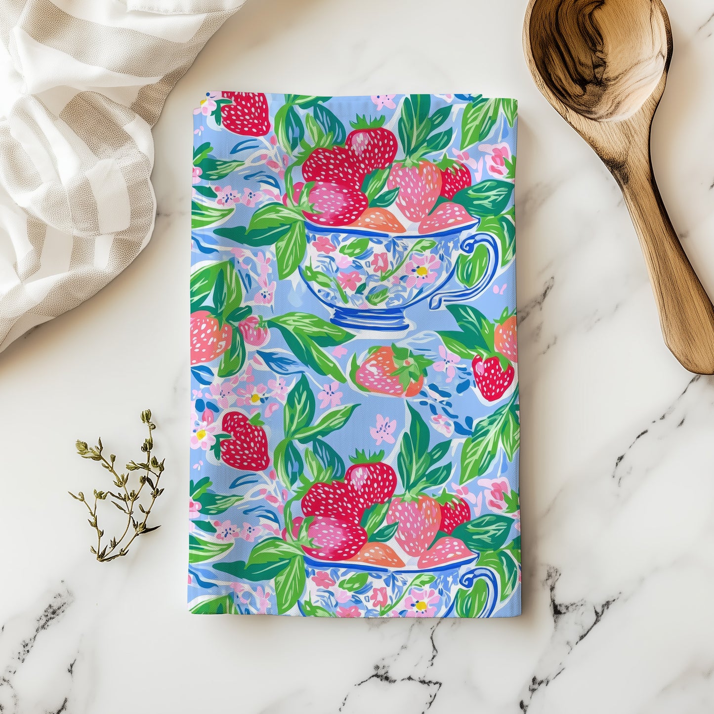 Strawberry Tea Towel