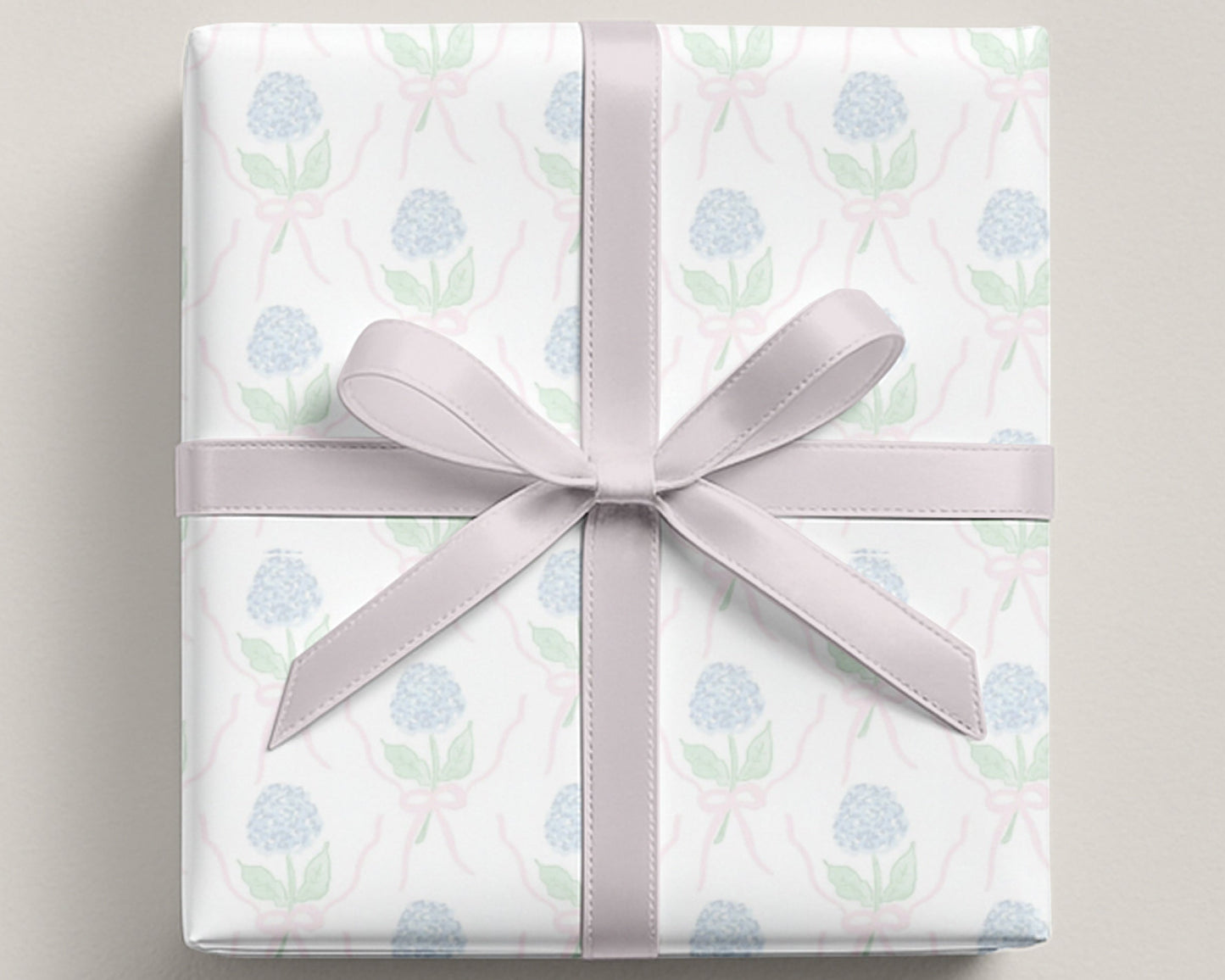 Watercolor Hydrangea Wrapping Paper