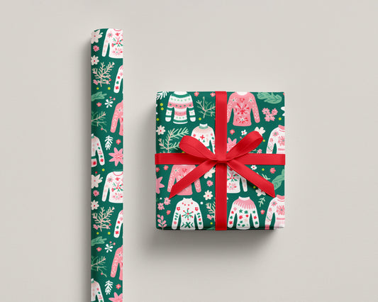 Christmas Sweater Wrapping Paper